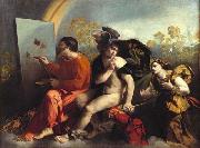 Dosso Dossi Jupiter, Mercury and Virtue oil